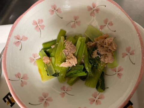 (お弁当にも!)小松菜とツナのおかず✨